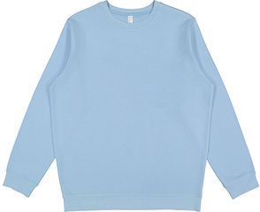 LAT 6925 Fleece Sweatshirt in Light Blue size 3XL   Cotton/Polyester Blend