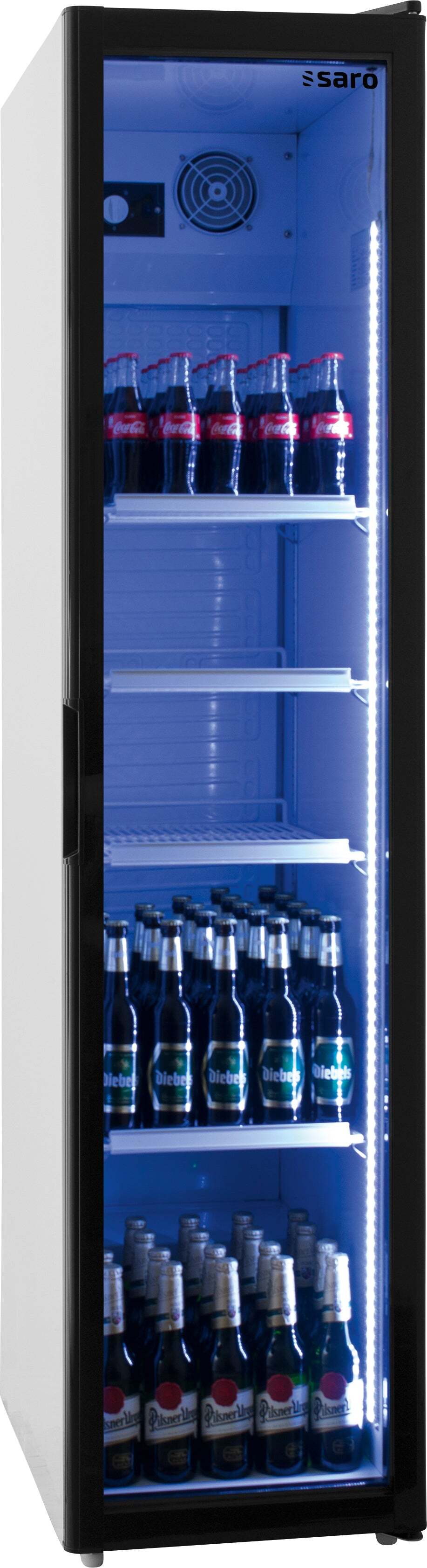 Saro SK 301, Getränkekühler, Freistehend, Schwarz, Weiß, Stahl, Rechts, Drehregler