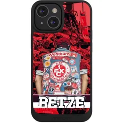 Nivocase Handyhülle für Apple iPhone 13 Mini Hülle NIVOpure Case Schwarz 1. FC Kaiserslautern 1. FCK (Apple iPhone 13 mini), Smartphone Hülle, Schwarz