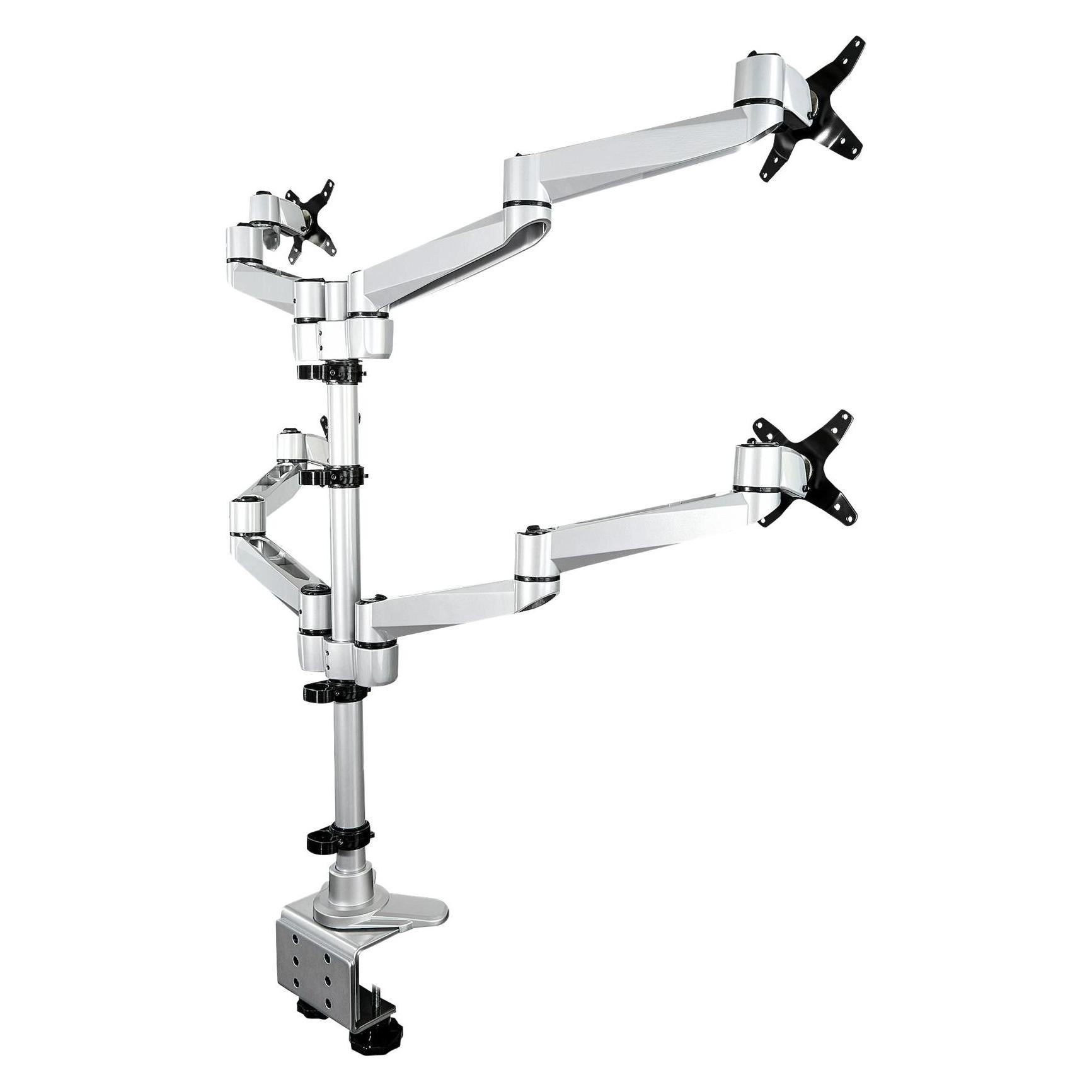 StarTech ARMQUADPS Monitorhalterung (für 4 Monitore, für bis zu 27 " VESA Bildschirme, vi (Tisch, 27", 11.30 kg) (ARMQUADPS)
