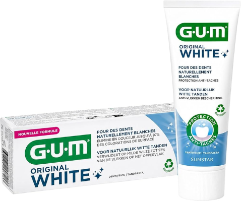 GUM Original White Pasta Dentífrica Branqueadora 75ml
