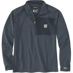 Carhartt Force Ironwood Relaxed Half-Zip Mock Neck Sweatshirt S