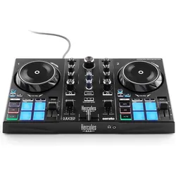 Hercules DJ Starter Kit – DJControl Inpulse 200 MK3 + HDP DJ45 Kopfhörer, DJ Controller