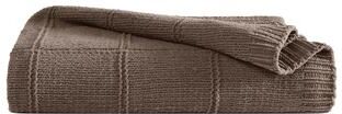 Brooklyn Loom Chenille Grid Knit 50x70 Throw