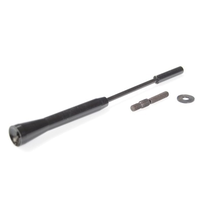 CHP Antennenstab Aluminium 17cm M5+M6 schwarz