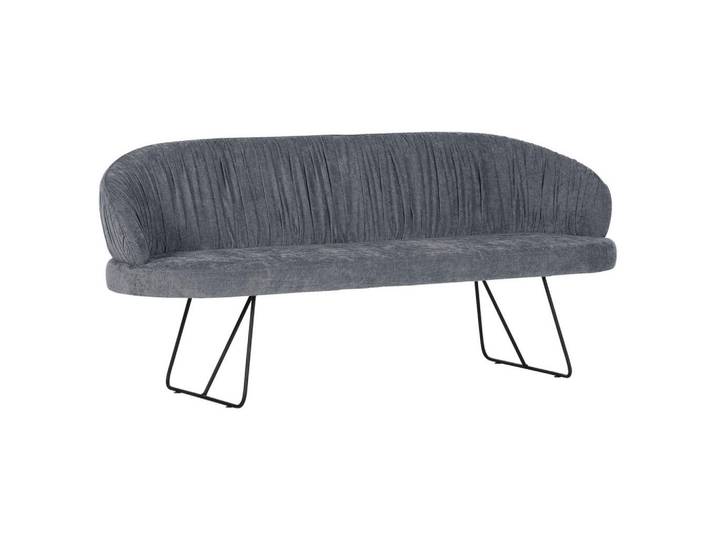 Novel Sitzbank, Grau, Metall, 202x88x65 cm, Esszimmer, Bank, Sitzbänke