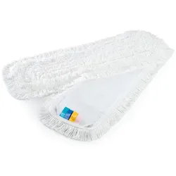 Wischmop Mega Clean Universal Schlingenmop weiß 40 cm innen Schlinge - außen Franse, Polyester/Baumwollgemisch