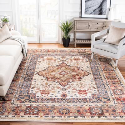 SAFAVIEH Bijar Caddie Traditional Oriental Medallion Rug