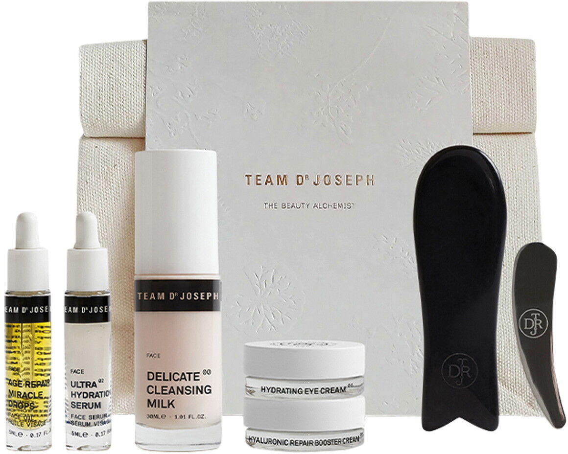 50ml TEAM DR JOSEPH The Beauty Alchemist Kit (Milk 30ml + Cream 5ml + Drops 5ml + Serum 5ml + Eye Cream 5ml + Gua Sha)