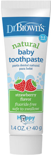 Dr. Brown's Natural Strawberry Children's Toothpaste 0-3 Years 40 gr