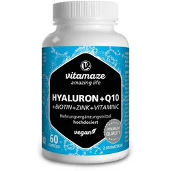Hyaluronsäure 200 mg hochd. + Coenzym Q10 vegan