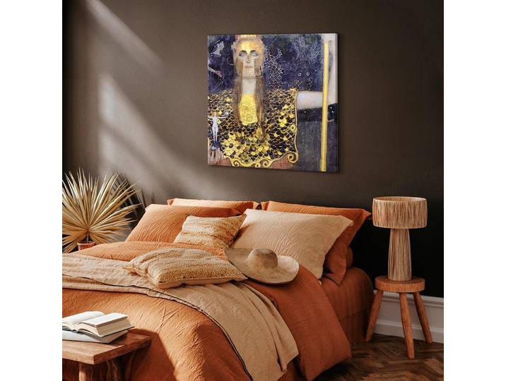 Leinwandbild Pallas Athene Filz Braun/Braun 80 x 80cm
