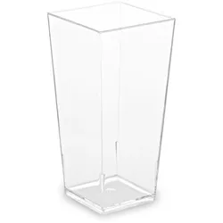 Fingerfood-Becher (PS) eckig glasklar 40 x 40 x 82 mm 85ml