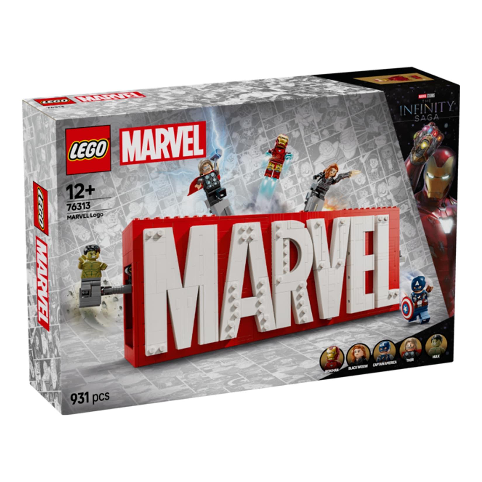 LEGO® MARVEL Logo & Minifiguren