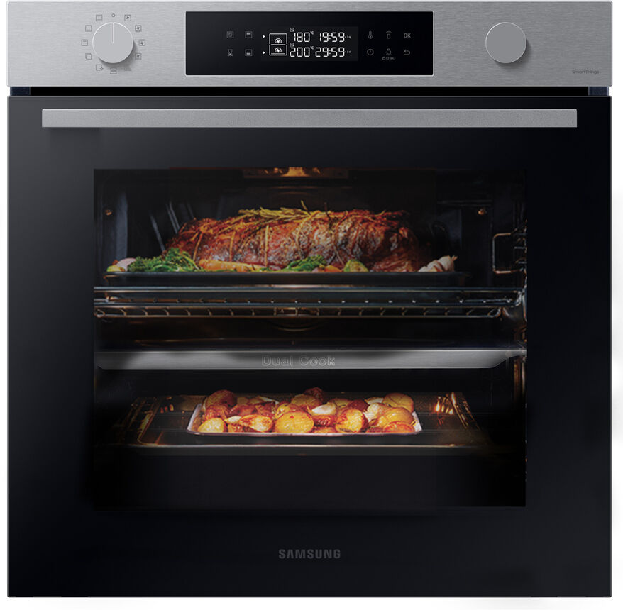 Forno elettrico Samsung Dual Cook NV7B44403BS con WiFi e funzione Vapore