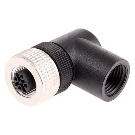 TE Sensors Anschlussstecker M12 5Pin 90° Plastik (XZCC12FCM50B)