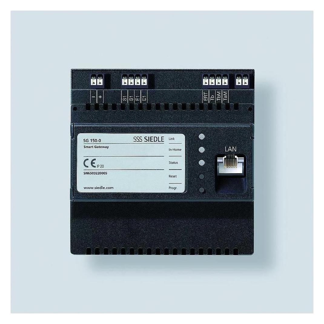 Siedle SG 150-0 Smart Gateway Schnitt- stelle In-Home-Bus und IP-Netzw. (210007449-00)