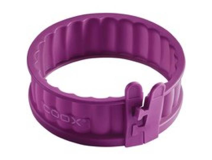 COOX Moule à quiche avec fond en verre Ø 12 cm. (Lilas)