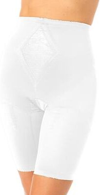 Plus Size Women's Firm Control Thigh Slimmer by Rago in White (Size 36) Body Shaper