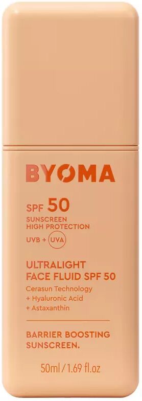 BYOMA - Ultralight Face Fluid SPF 50 - Sonnenschutz, 50 ml