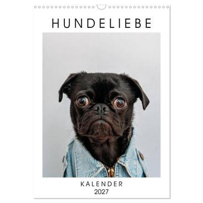 Hundeliebe - Kalender 2027 (Wandkalender 2027 DIN A3 hoch), CALVENDO Monatskalender