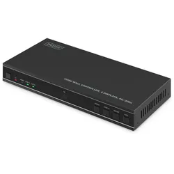 Digitus HDMI Video Wall Controller, 4 Bildschirme 4K/30Hz, HDMI, USB-C, Schwarz