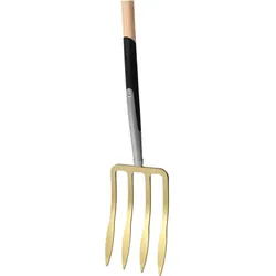 Floraworld, Gartenhandwerkzeug, Spatengabel 190mm 4 Zinken mit Stiel
