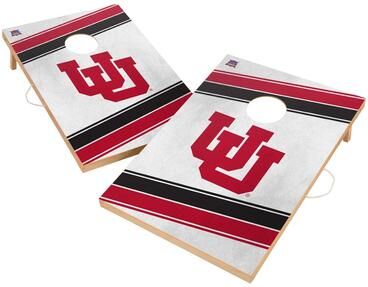 Skip's Garage Utah Utes Regulation 2x4 Cornhole Set