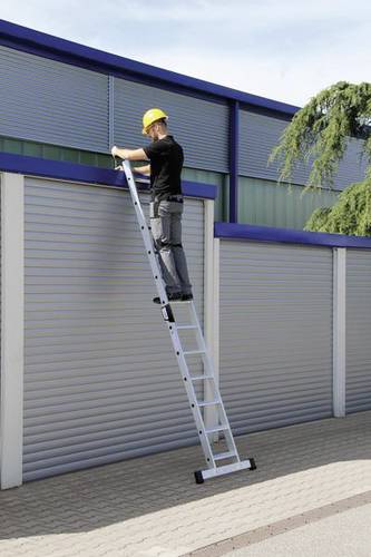 MUNK Günzburger Steigtechnik 40612 Aluminium Anlegeleiter Montage mit Werkzeug Arbeitshöhe (max.): 4.3m DIN EN 131