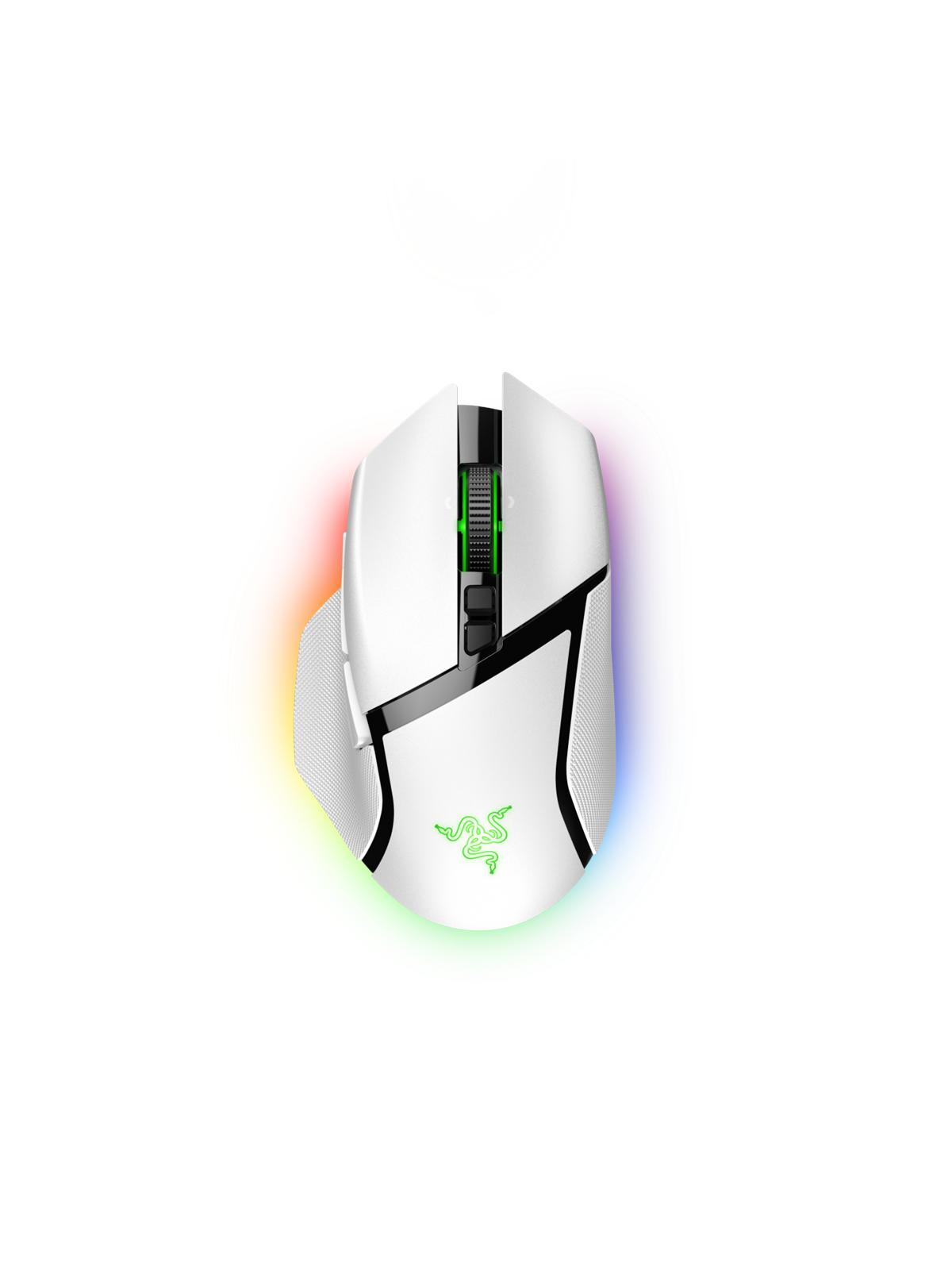 Razer Basilisk V3 Pro - Mercury - Gaming Maus (Weiß mit RGB)