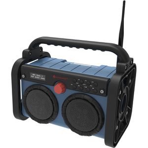 Soundmaster Baustellenradio DAB85BL, Akku, DAB+, FM, AUX, Bluetooth