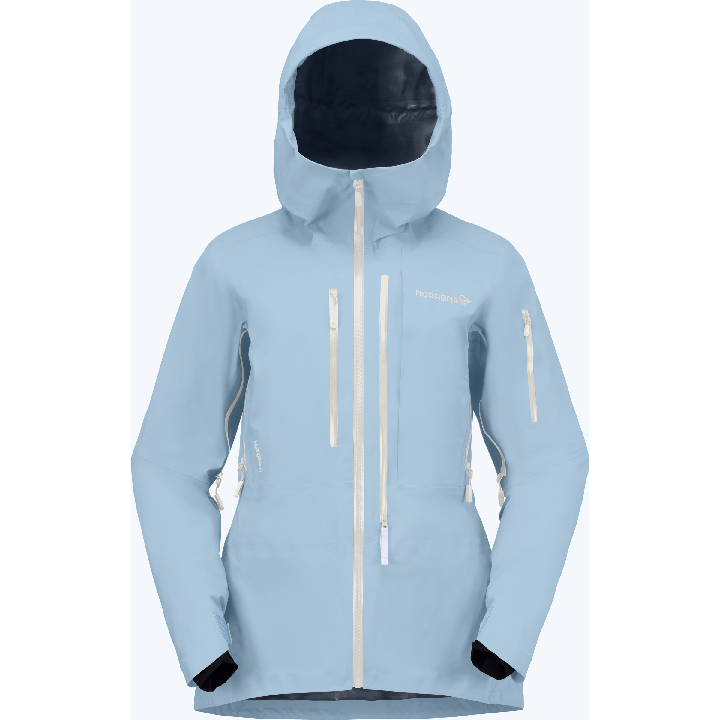 Norrona Lofoten GTX Pro Damen Regenjacke blau Größe L Trekking Wasserdicht GORE-TEX