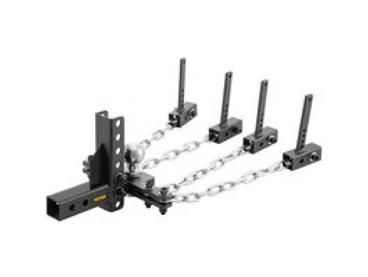 VEVOR Gewichtsverteilerkupplung 45,7 cm Kettenlänge Anhängerkupplung, 7 mm Kettendurchmesser Ackerschienendreieck, 450 kg Gewichtskapazität Kupplungsträger, für Unterlegkupplung mit Klemmverschlüssen