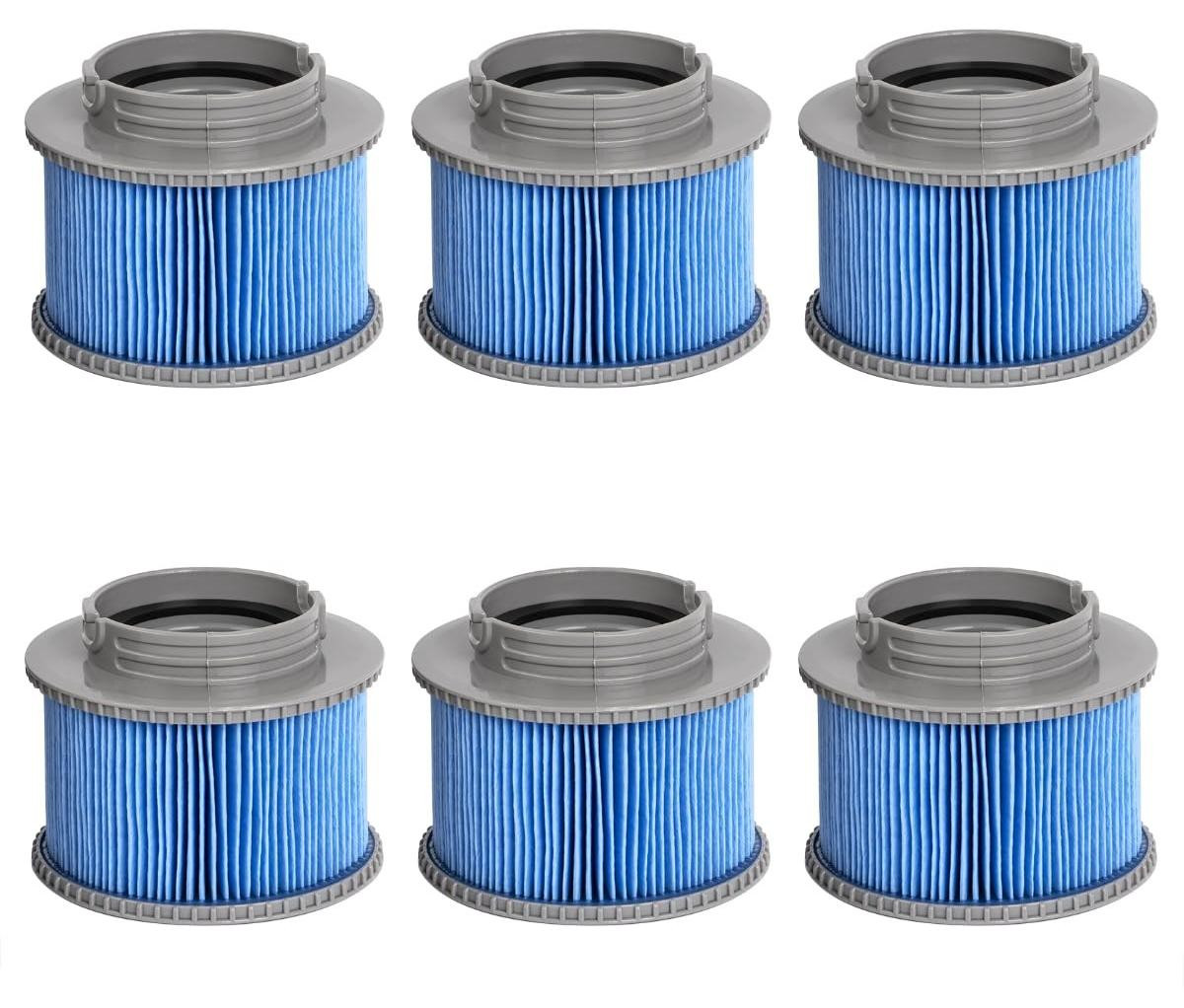 Solidchoice Set van 6 vervangende filtercartridges voor MSPA whirlpools