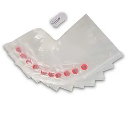 Solis Zip Vakuumierbeutel Starter Set 5 Beutel, BPA-frei, Schlauchanschluss-Set