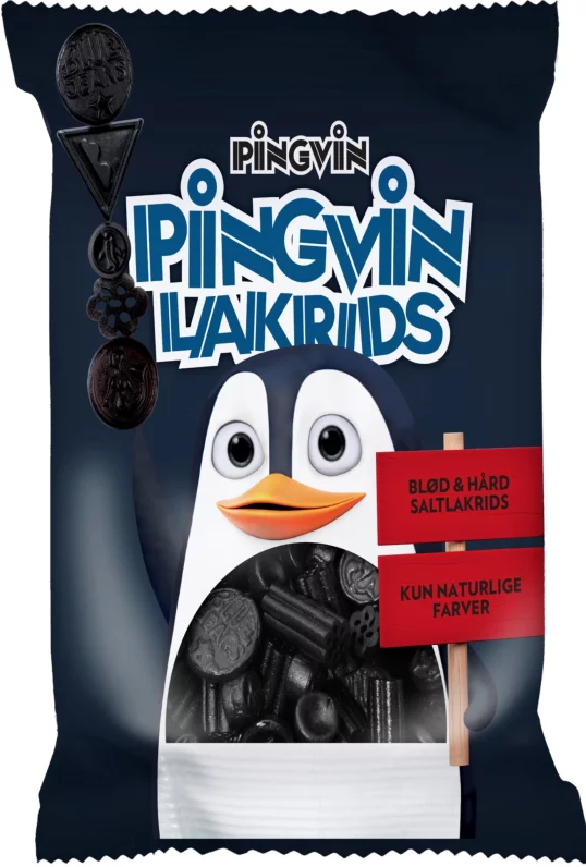 Pingvin Lakrids Hits Display - 800 g