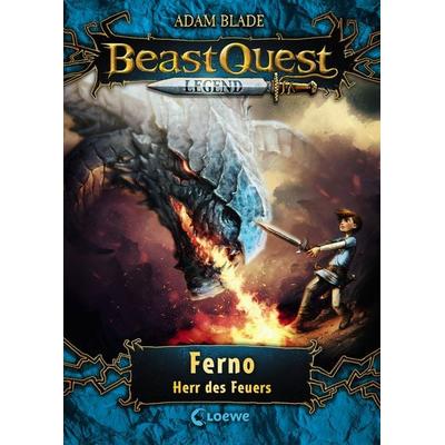 Beast Quest Legend (Band 1) - Ferno, Herr des Feuers, Gebundene Ausgabe von Adam Blade, Loewe