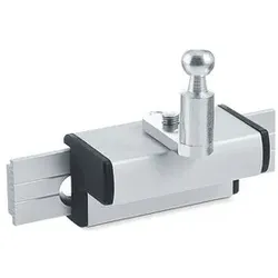 OL-Flügelbock, gleitend, OL 90N / OL 95, Euron., Aluminium, tiefschwarz lackiert