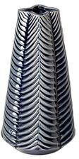 "Mercana Bashir Dark Blue And White Ceramic Vase (16"")"