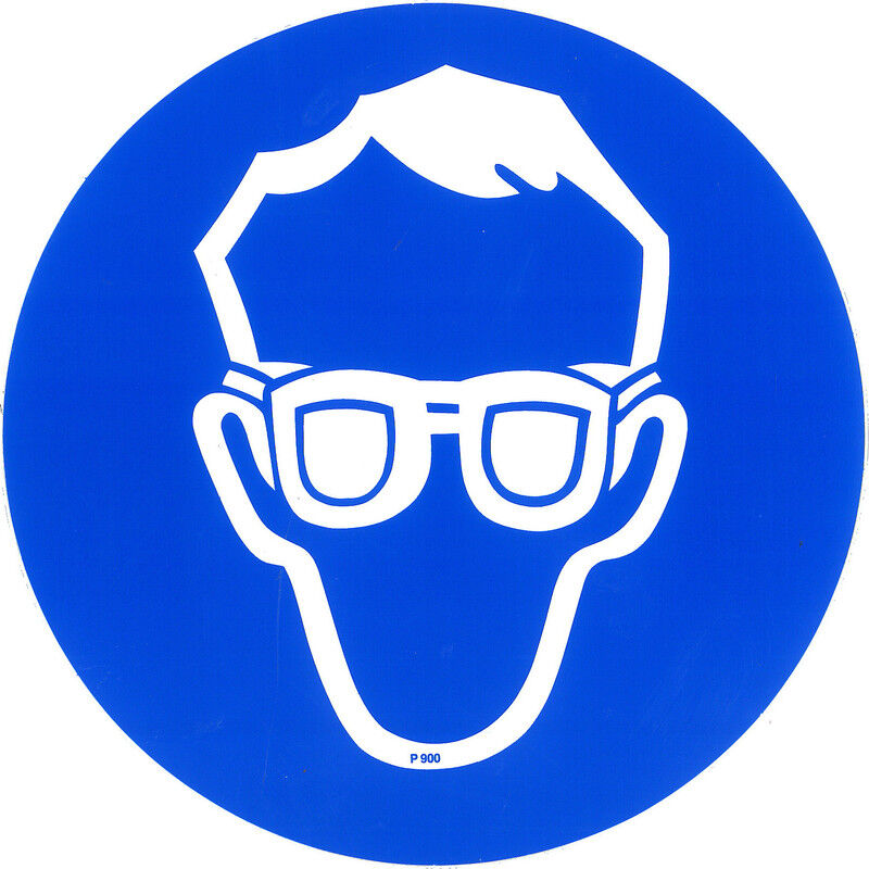 Toolstation Sticker oogbescherming Ø15cm*