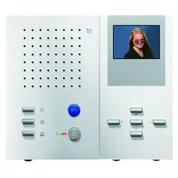 TCS IMM2300-0140 Video Innenstation zum Freisprechen Serie IMM mit 5 + 5 Tasten, Aufputzmontage weiß IMM23000140
