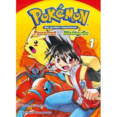 Pokémon - Die großen Abenteuer: Feuerrot und Blattgrün 01 (inklusive limitierter Acryl-Figur), Taschenbuch von Hidenori Kusaka,Satoshi Yamamoto,