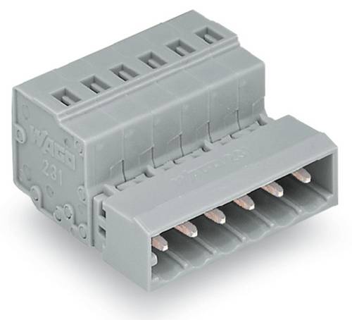 WAGO Stiftleiste (Standard) 300 Polzahl Gesamt 13 Rastermaß: 5mm 231-613 25St.