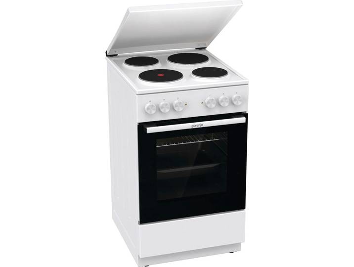 GORENJE Platten-Standherd GE 5A23WH , Energieeffizienz: A, weiß, Herdsets, Platten-Standherd