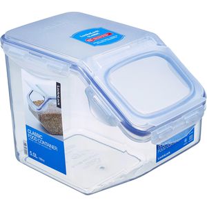 LocknLock Schüttdose HPL700 Kitchen Caddy, aus Kunststoff, 5 Liter, mit Klappdeckel, luftdicht