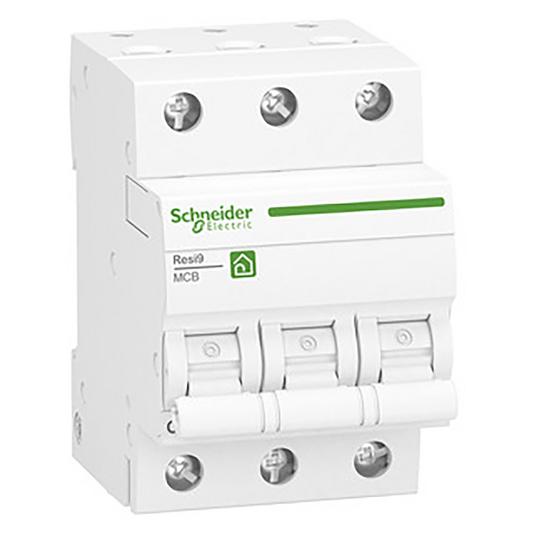 Schneider Electric SE R9F24363 Leitungsschutzschalter Resi9 3P, 63A, C Charakteristik, 6kA (R9F24363)