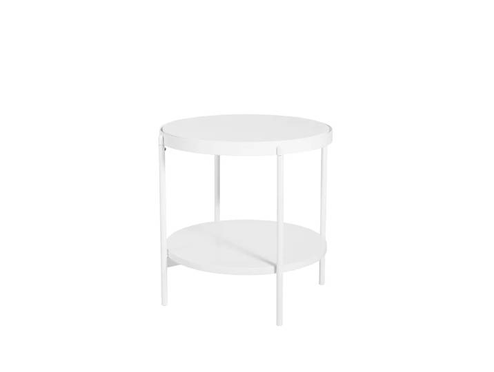 SMD Design Table d appoint Lene blanc, bas, MDF'