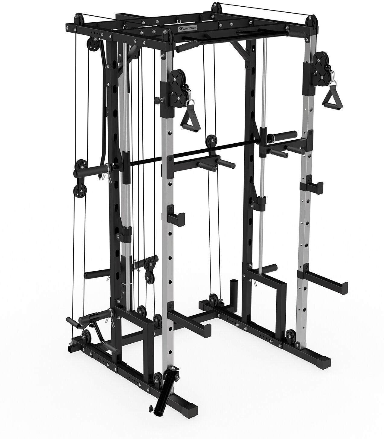 Fitness Tech Multiestación Smith Machine S5000 . Negro