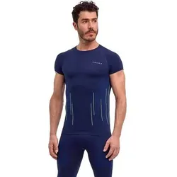 FALKE Herren Unterhemd W Shortsleeve Shirt Trend m, Größe S in Blau Blau