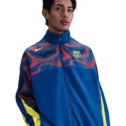 NIKE FC Barcelona Starting 5 Webjacke Herren 431 - gym blue/opti yellow/opti yellow XXL